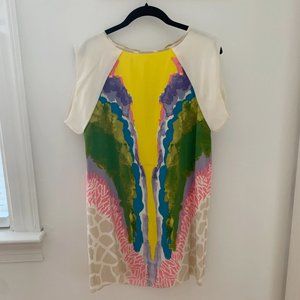 Tibi Calla Lily Silk Dress